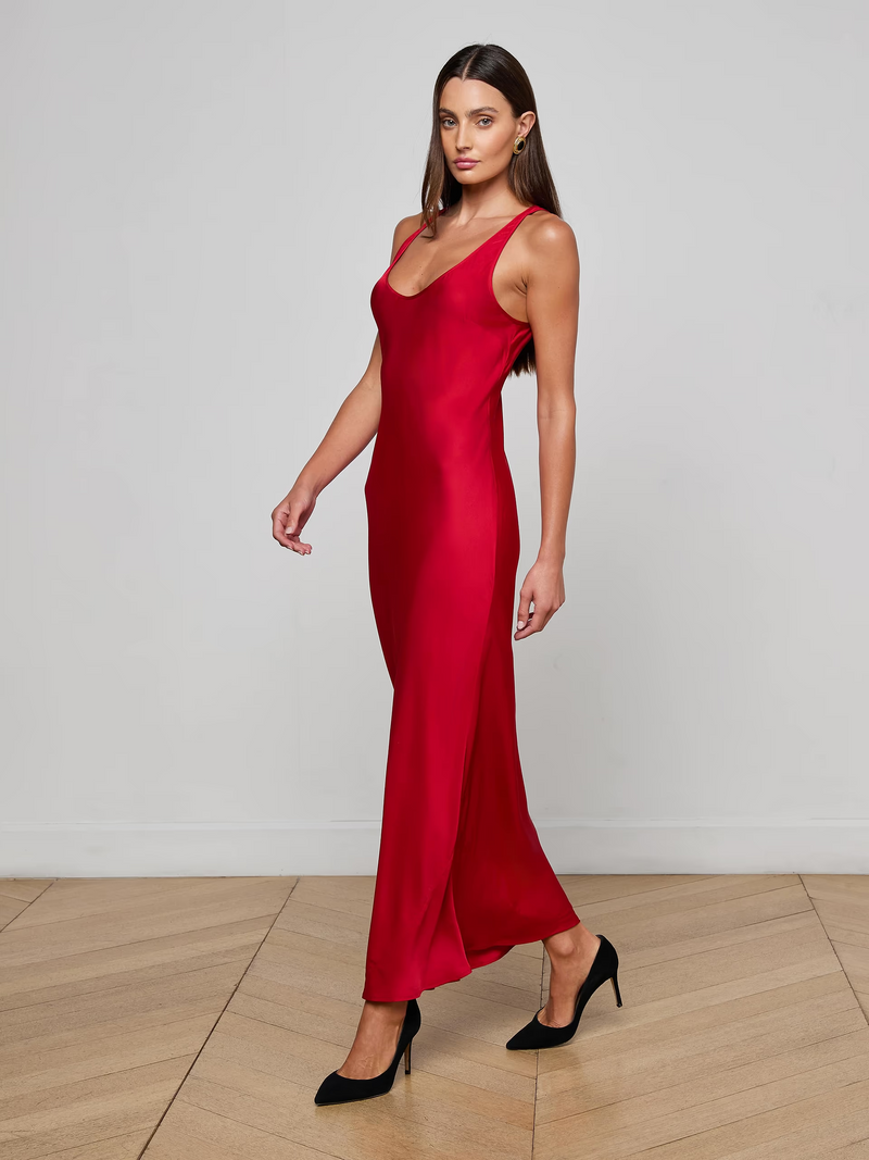 Akiya Tank Dress - Chili Pepper