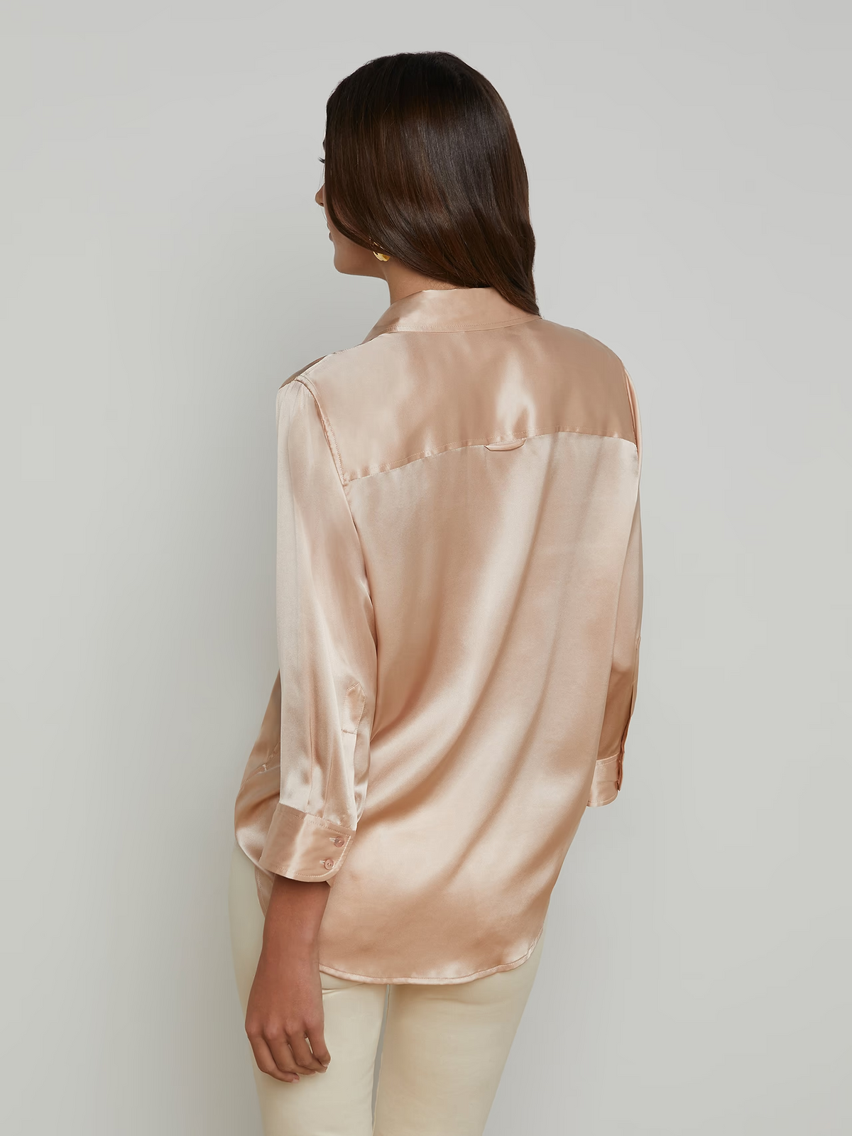 Dani Silk Blouse - Petal