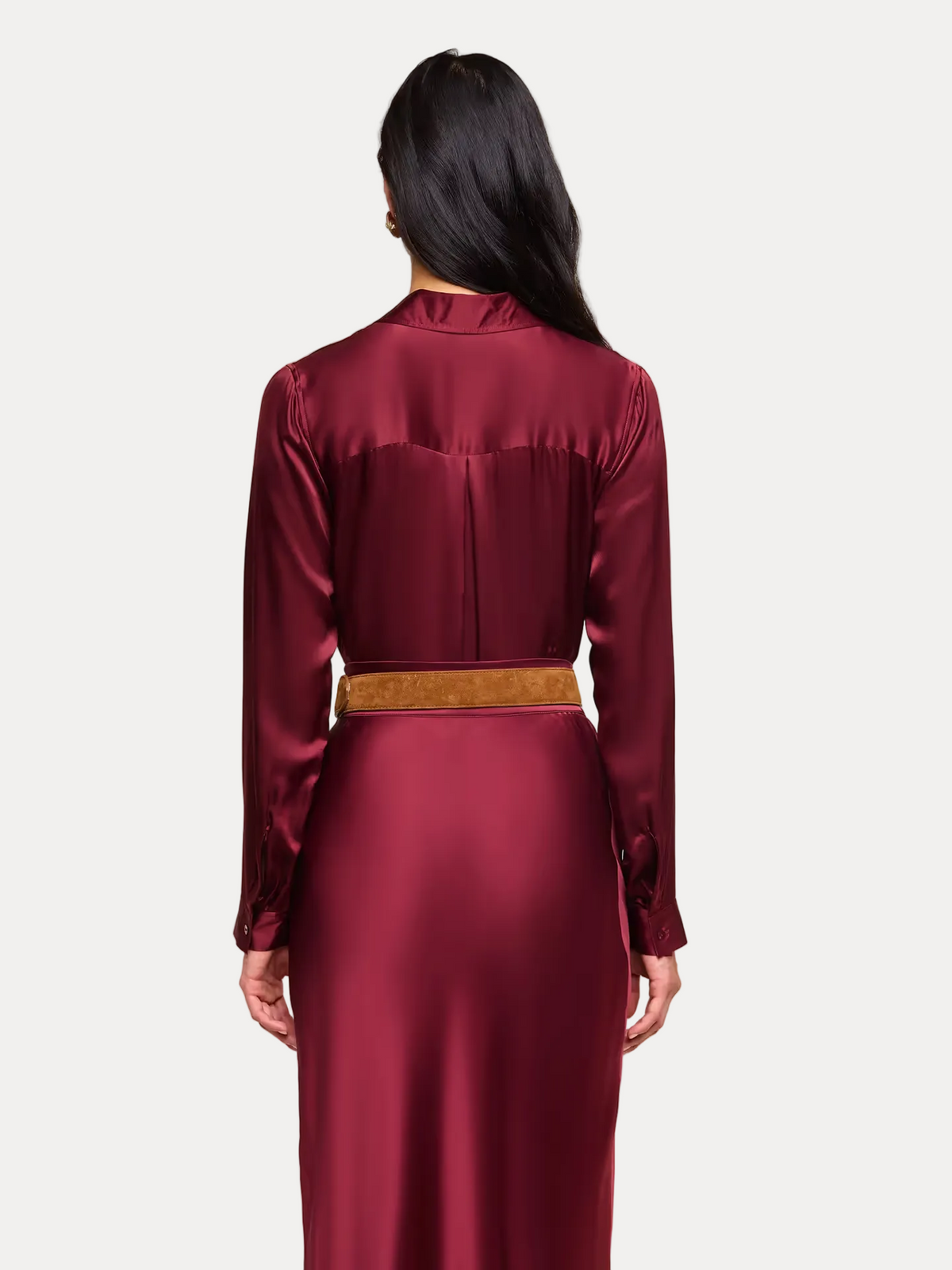 Tyler Blouse - Merlot Red