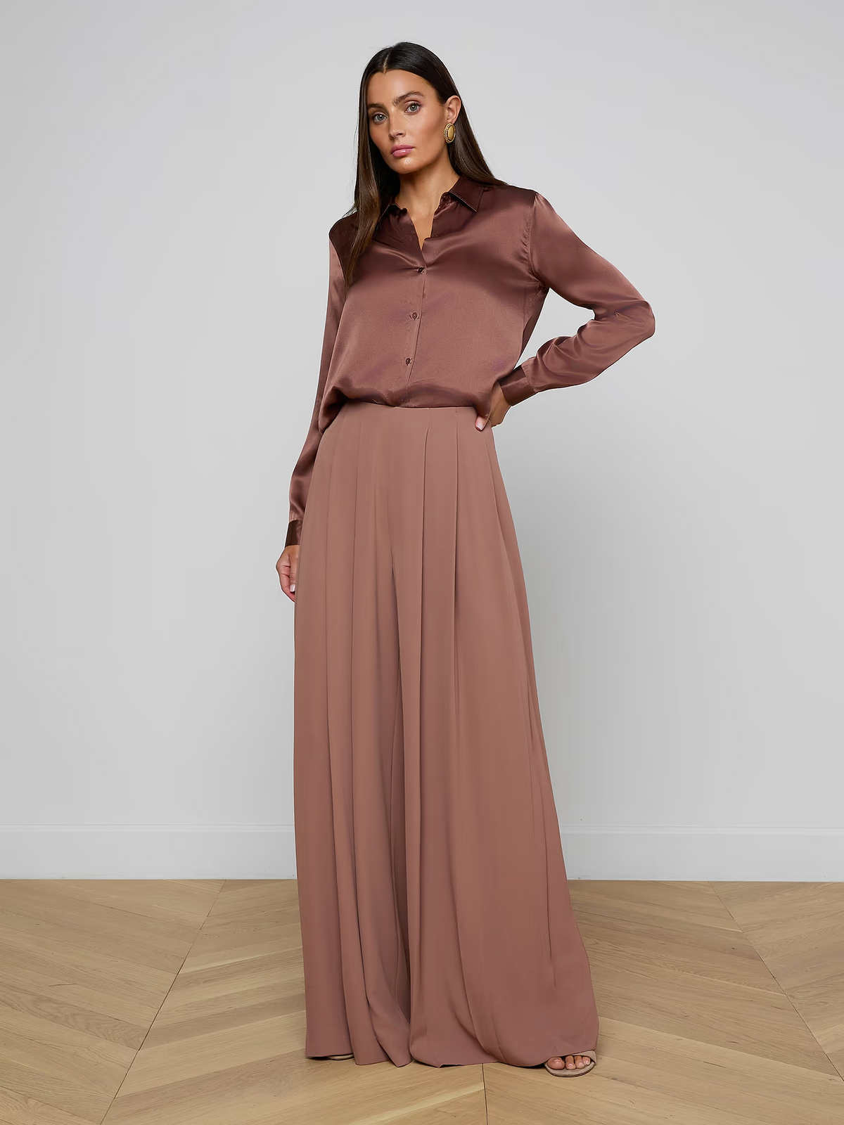 Tyler Blouse - Light Mink