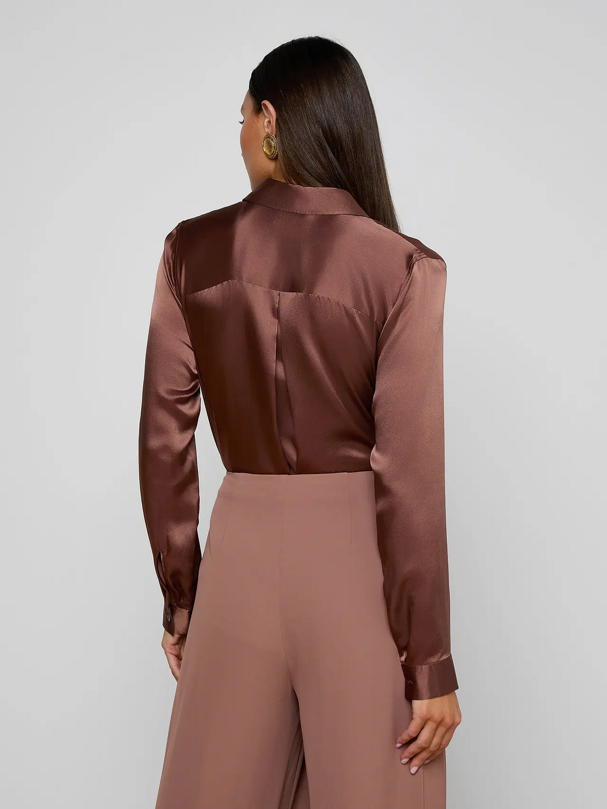 Tyler Blouse - Light Mink