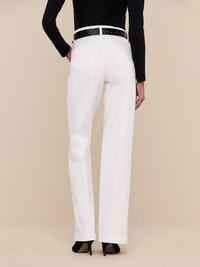 Scottie High Rise Wide Leg - Blanc