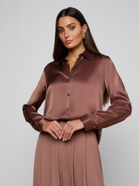 Tyler Blouse - Light Mink