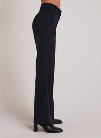 Lola Two Pocket Wide Leg - Soft Black