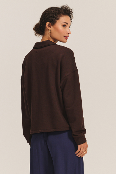 Marian Pullover - Dark Chocolate