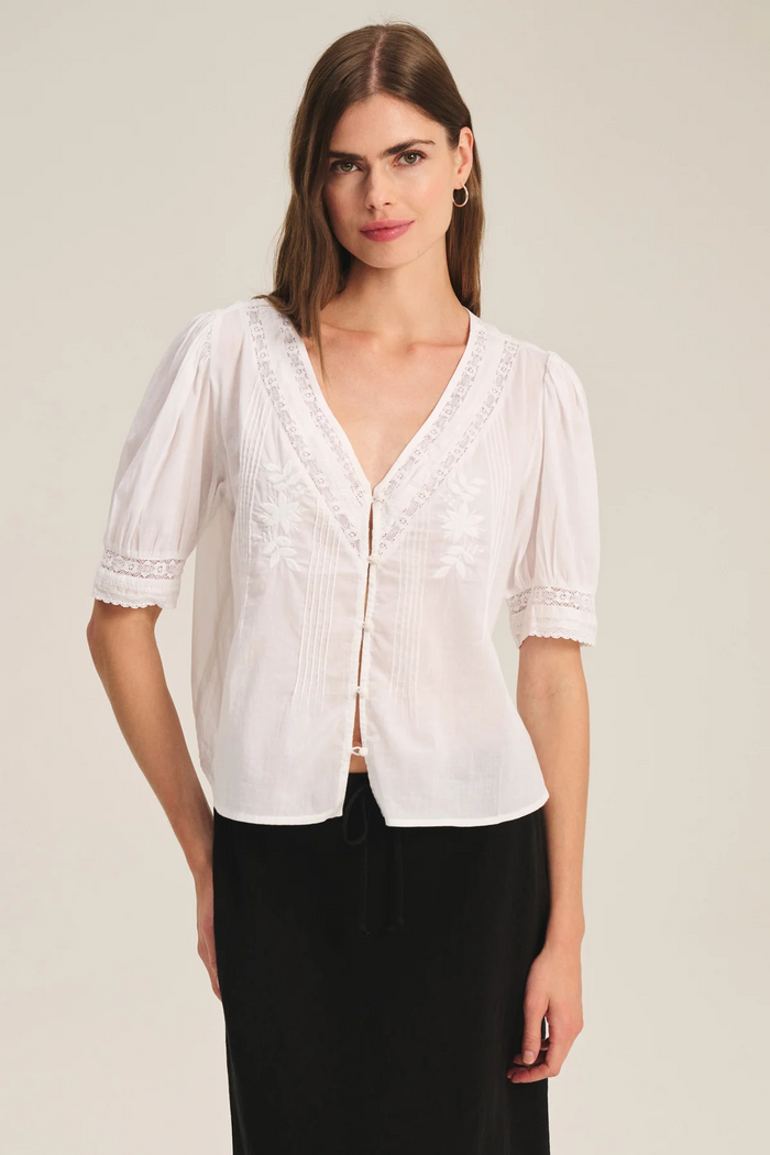 Mavis Top - White