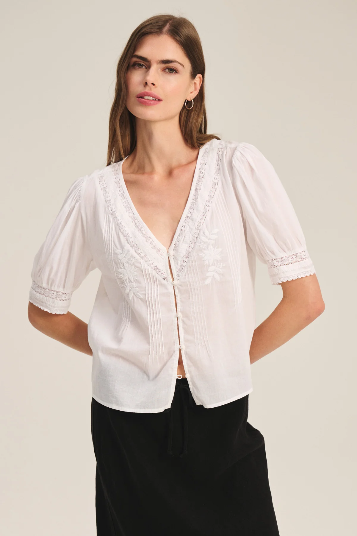 Mavis Top - White