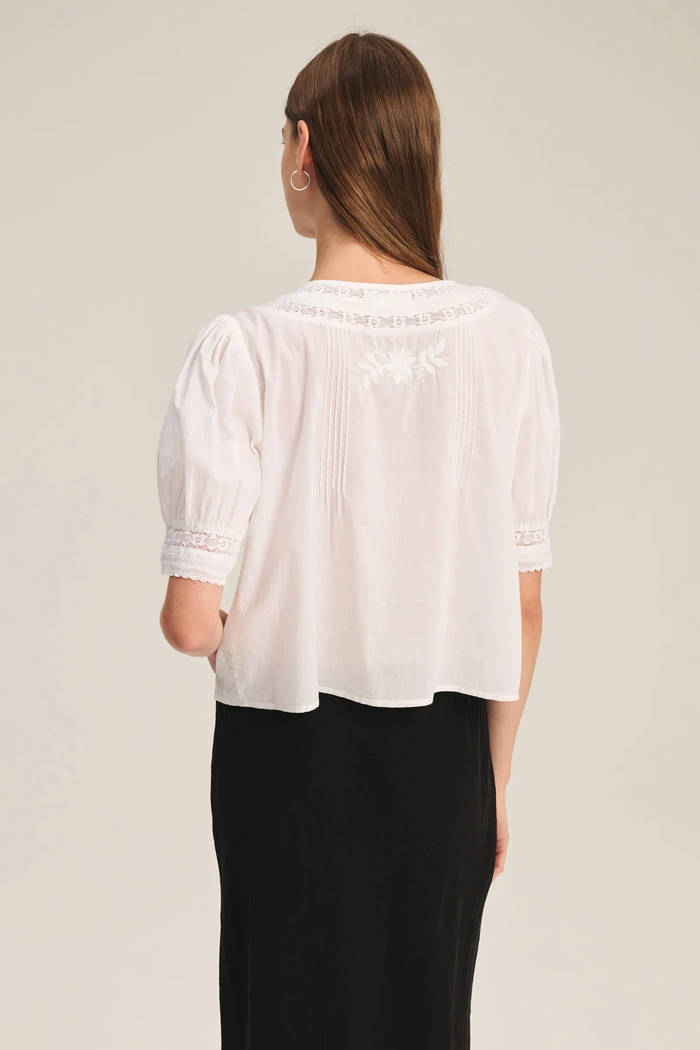 Mavis Top - White