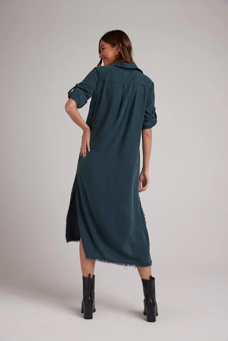Maxi Shirt Dress Jade Night Bella Dahl Twist Fashions Inc