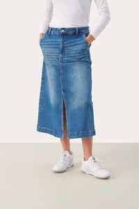 Calia Skirt - Medium Blue Denim