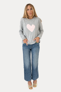 Long Sleeve Suke Tee - Heather Grey