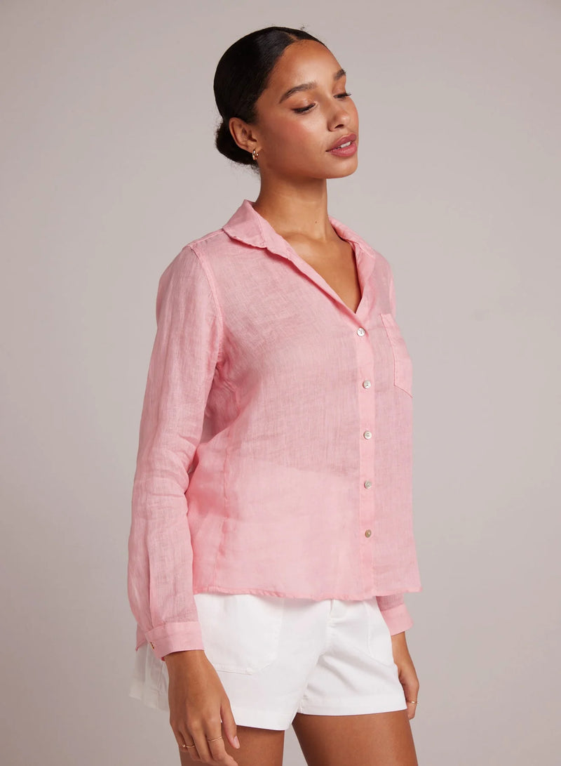 Pocket Button Down - Blossom Pink