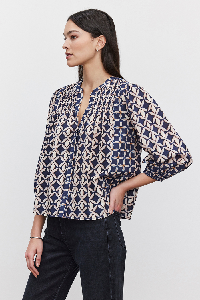 Haddon Top - Navy