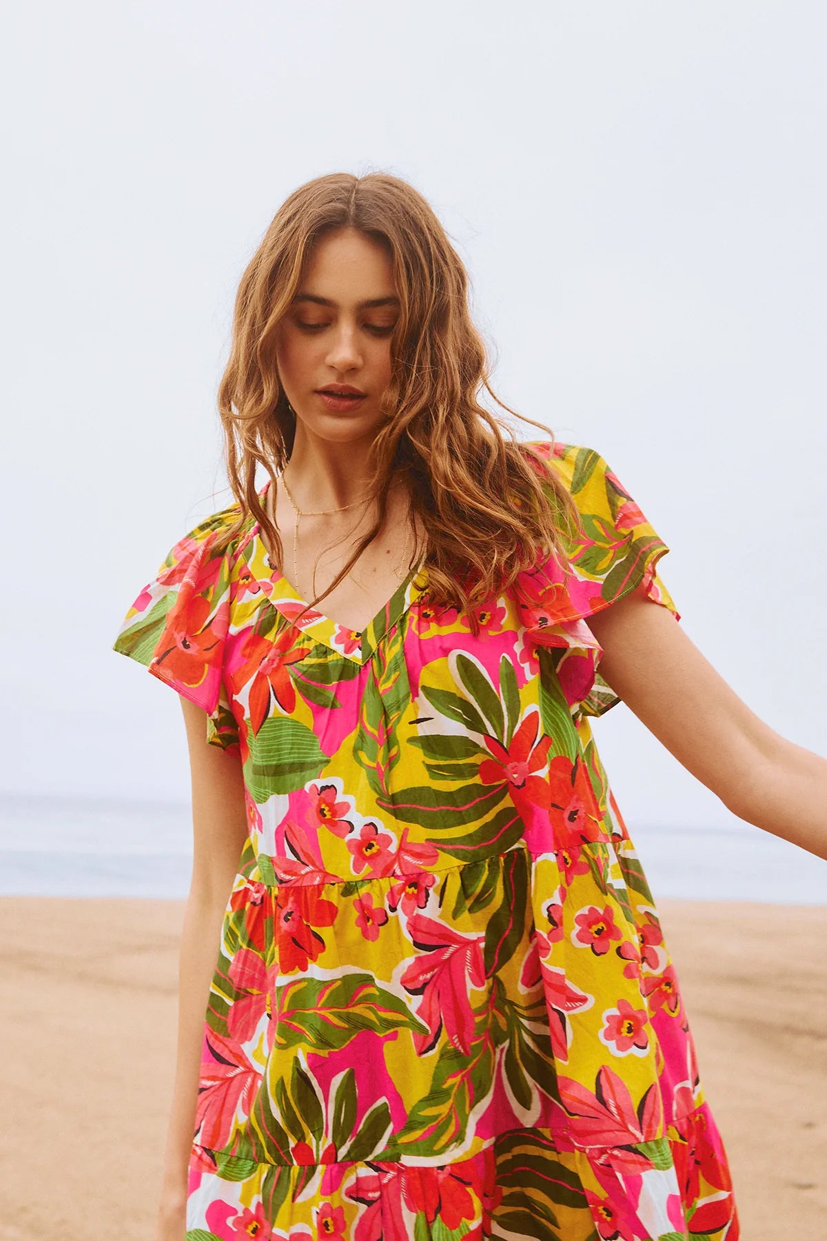 Maeve Dress Aloha Velvet By Graham Spencer Twist Fashions Inc