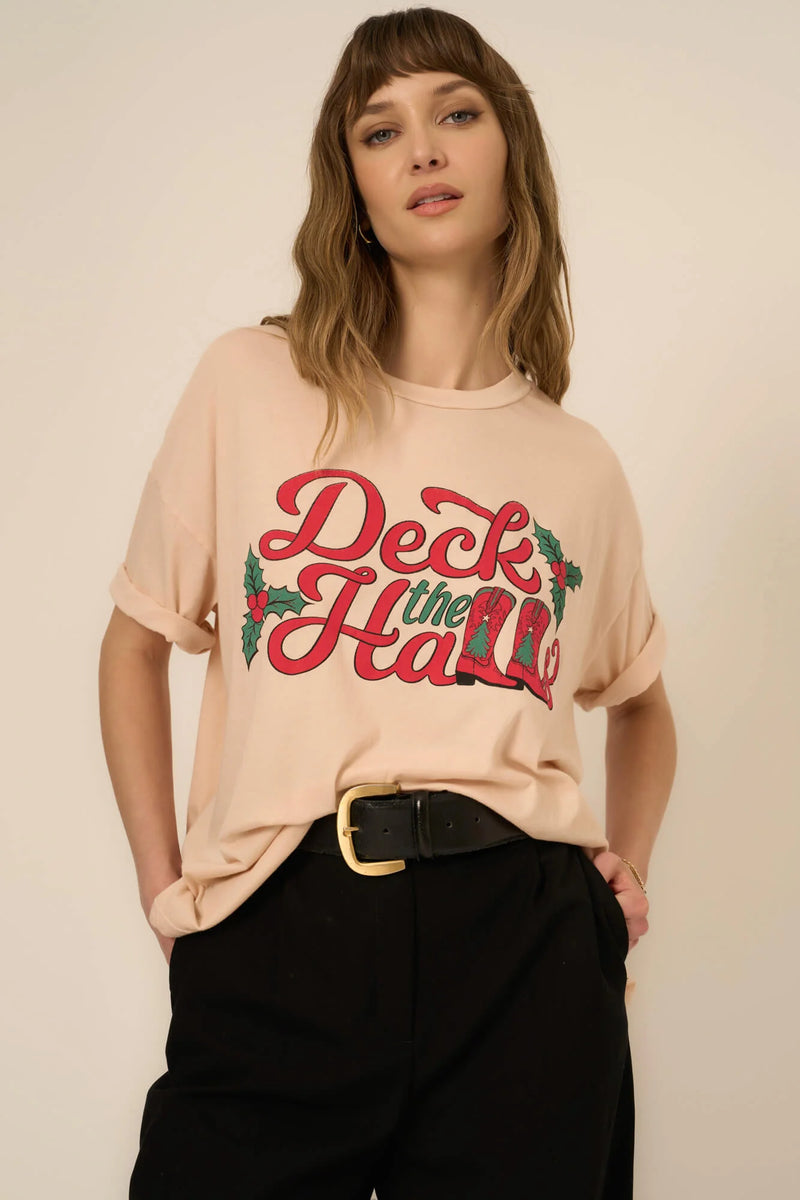 The Halls Perfect BF Tee - Fitch Pink