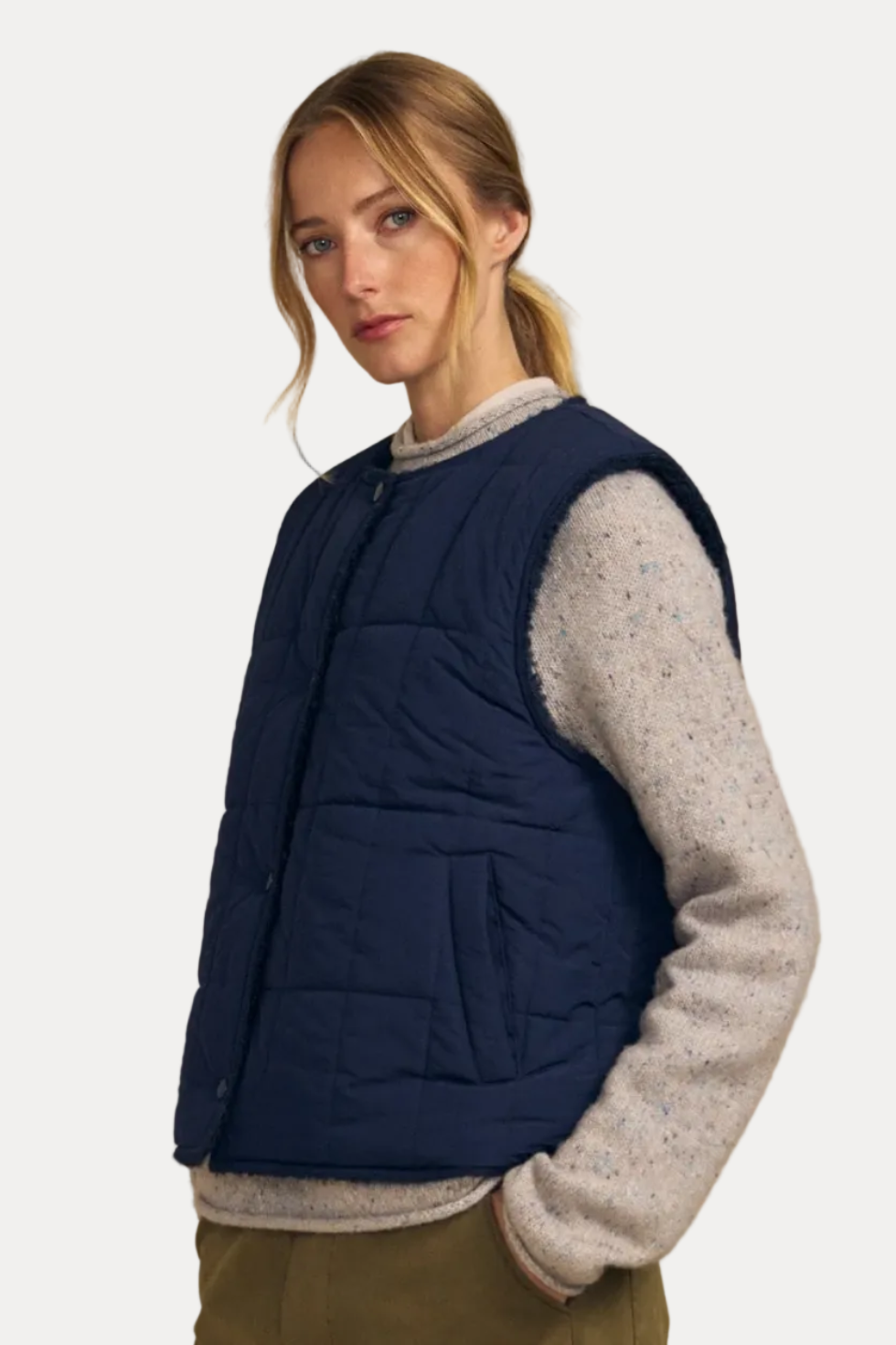 Onyx Reversible Vest - Navy