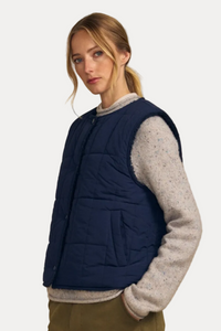 Onyx Reversible Vest - Navy