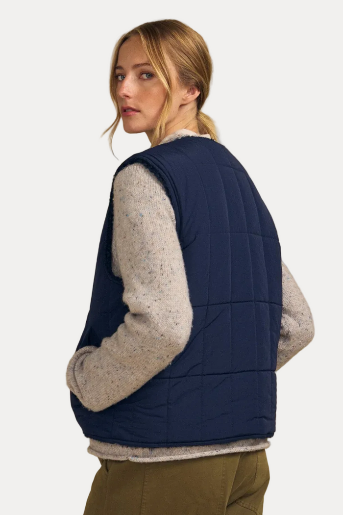 Onyx Reversible Vest - Navy