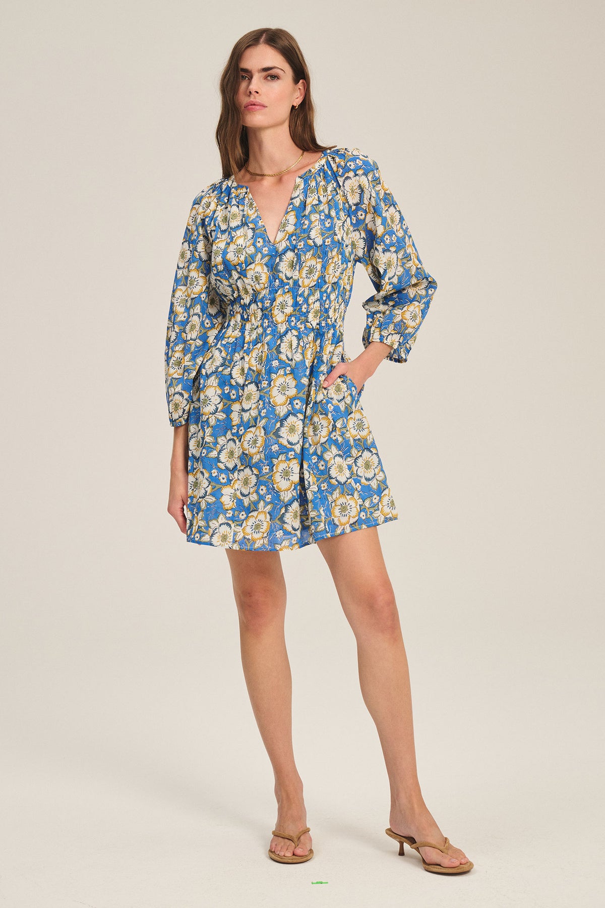 Sandrine Dress - Asul