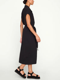 Setia Belted Dress - Black Onyx