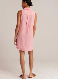 Sleeveless A Line Dress - Blossom Pink