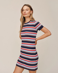 Stripe Tee Dress - Seaside Stripe