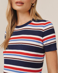 Stripe Tee Dress - Seaside Stripe
