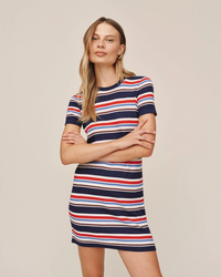 Stripe Tee Dress - Seaside Stripe