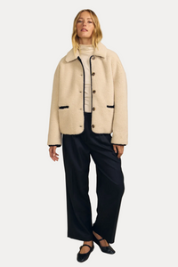 Anika Jacket - Cream/Black