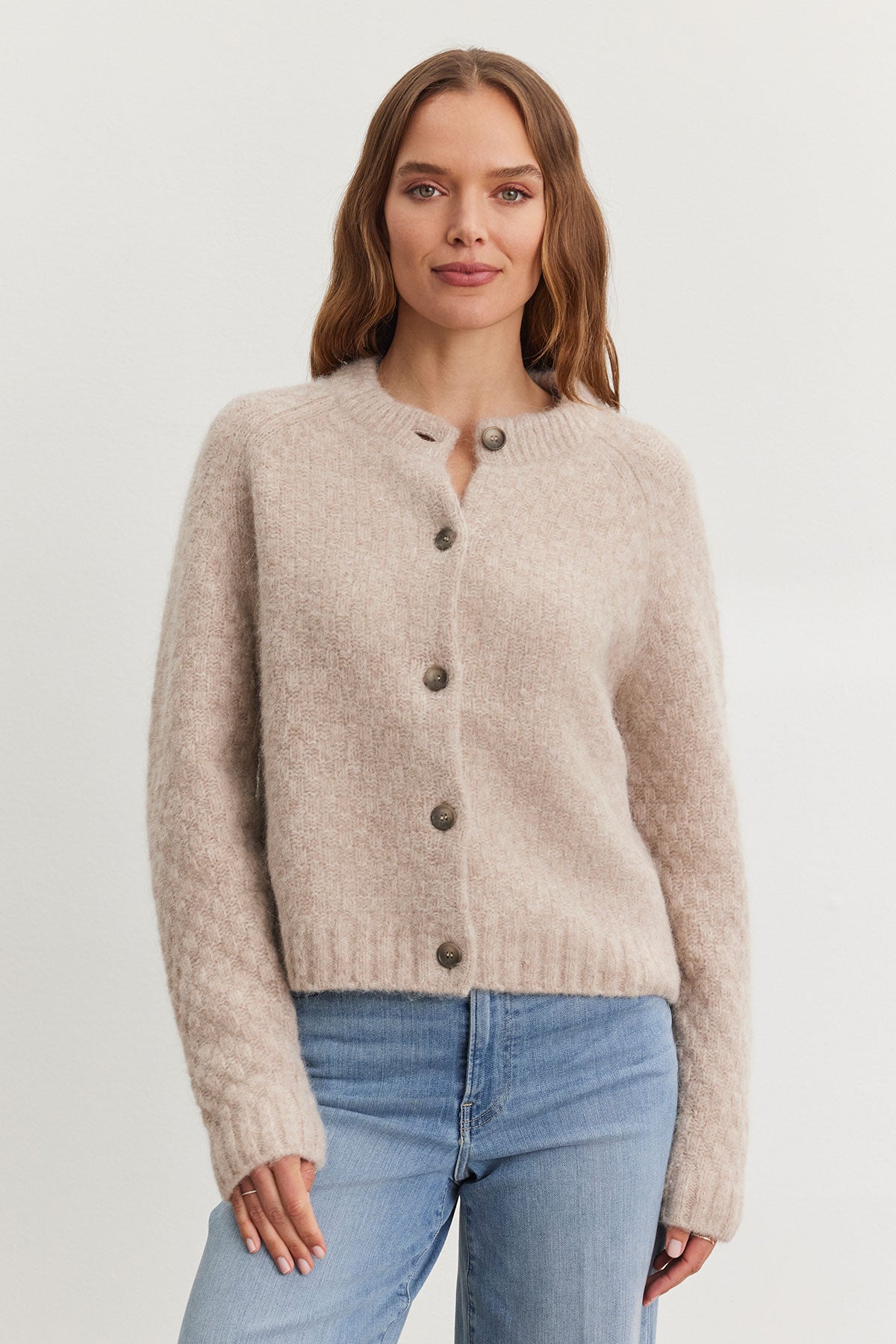 Chantal Cardigan - Almond