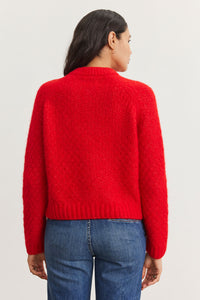 Chantal Cardigan - Red