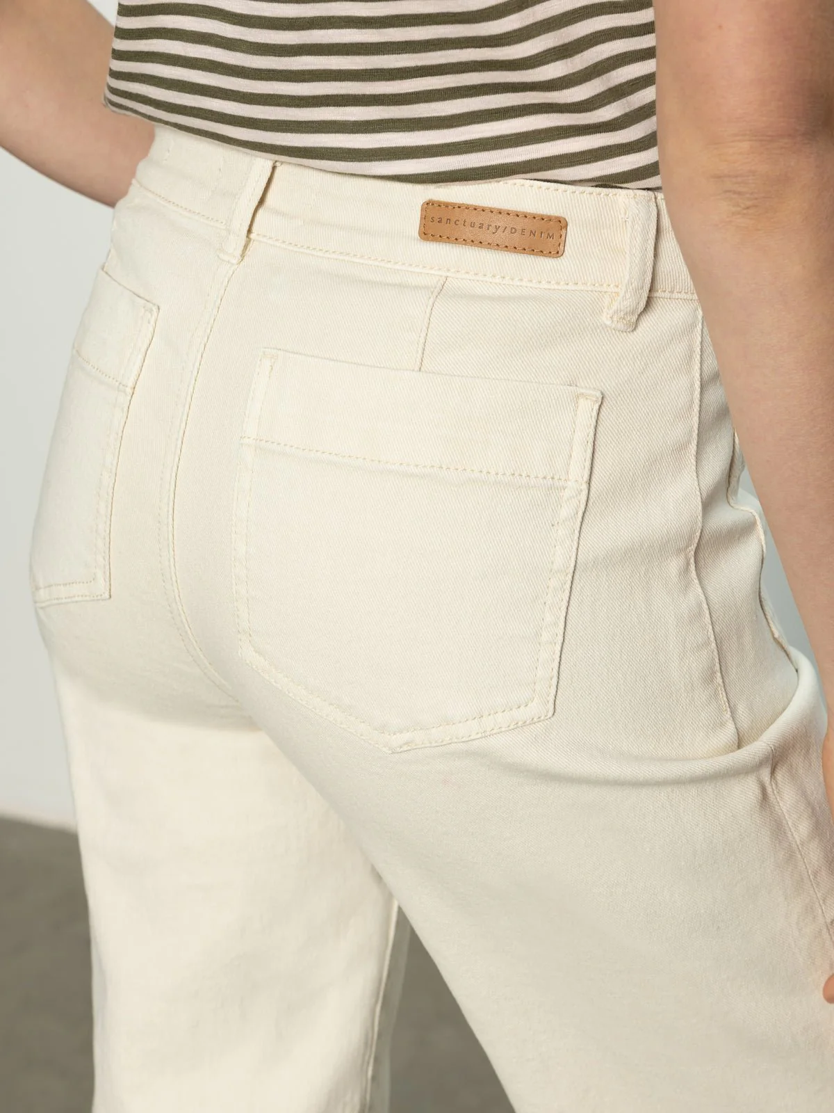 The Marine Denim Pant - French Vanilla