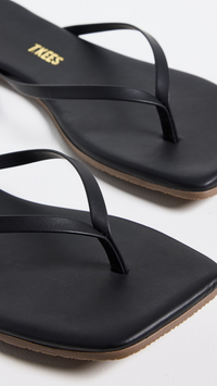 Lily Square Toe Sandal - Black