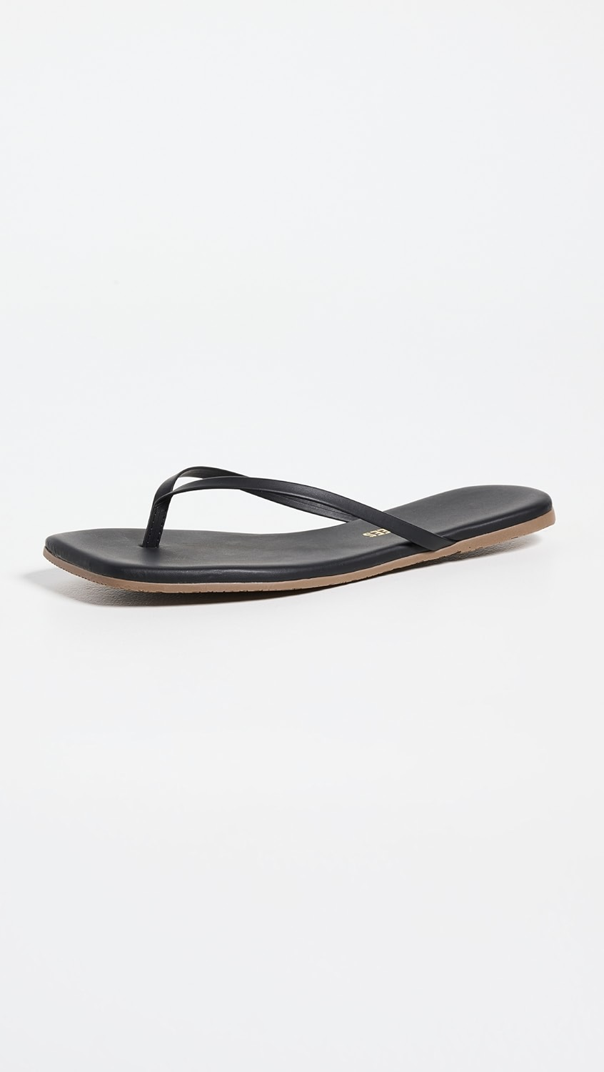 Lily Square Toe Sandal - Black