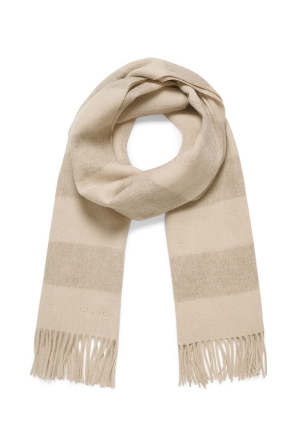 Kitha Scarf - Travertine Stripe