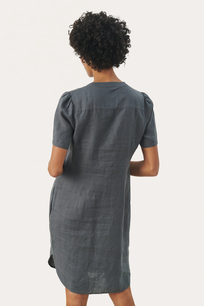 Plus Size Nezza Twist Front Leopard Print Dress- Brown – Curvy Sense