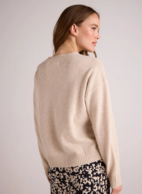 V Neck Sweater - Ivory Oat