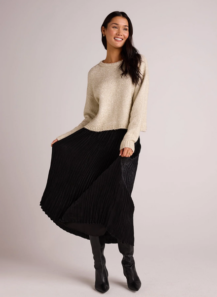 Variegated Pleat Midi Skirt - Black - Bella Dahl – Twist Fashions Inc.