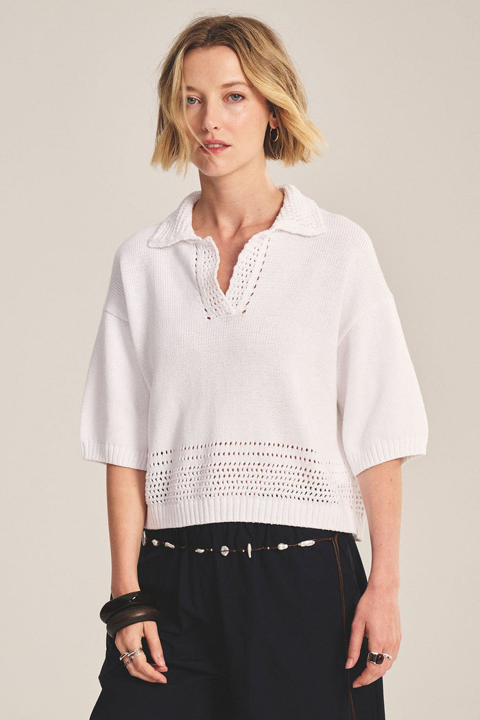 Winslow Sweater - White