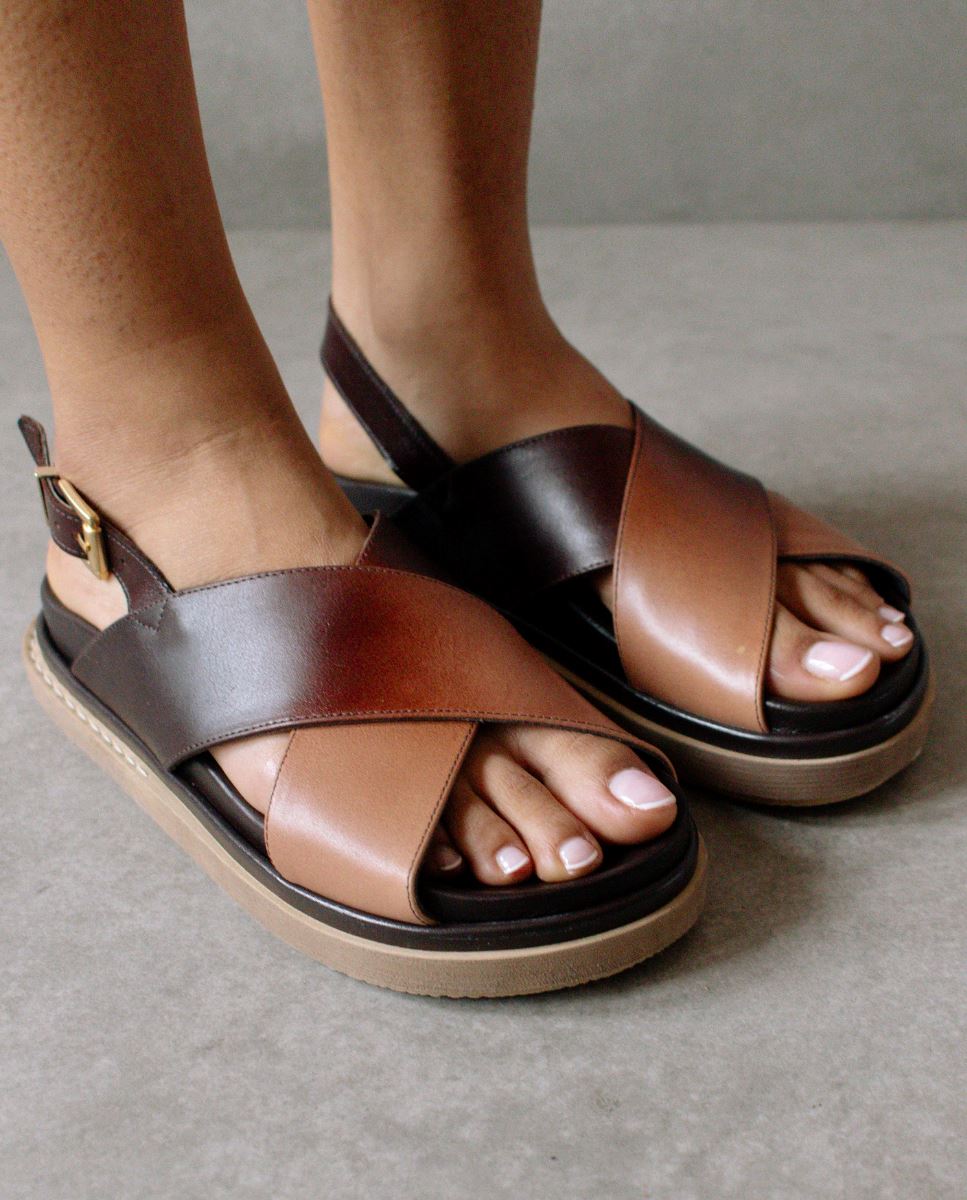 Marshmallow Sandal Brown Degrade