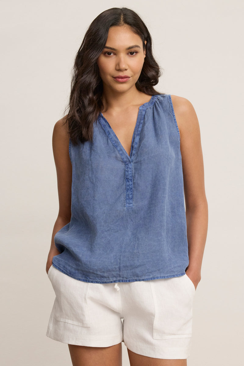 Tacy Top - Indigo