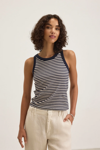 Lua  Tank Top - Navy