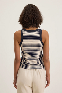 Lua  Tank Top - Navy