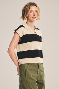 Zoella Sweater - Oat/Navy