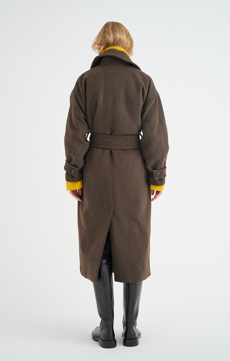 Ming Coat - Brown Melange