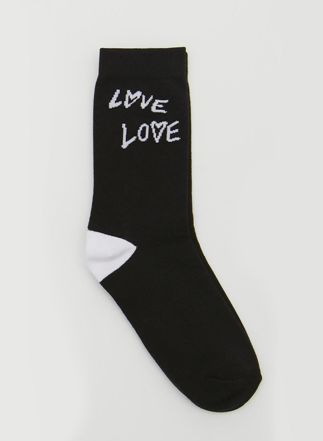 Love Love Sock - Black