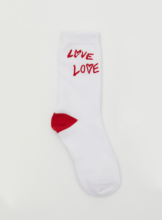 Love Love Sock - Red