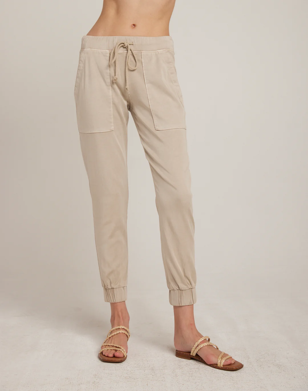 Pocket Jogger Soft Tan Bella Dahl Twist Fashions Inc