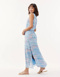 Isla Maxi Dress - Milos Stripe Print