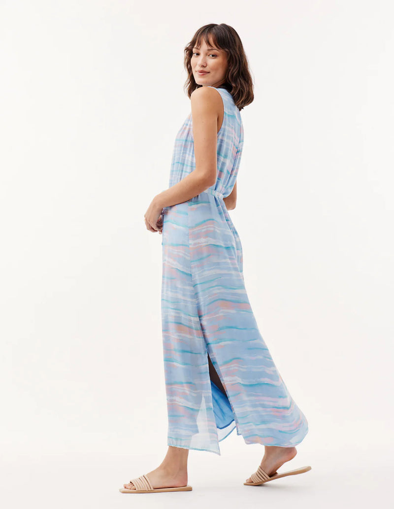 Isla Maxi Dress - Milos Stripe Print